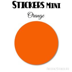 8 Ronds 7 cm - Stickers mini gommettes
