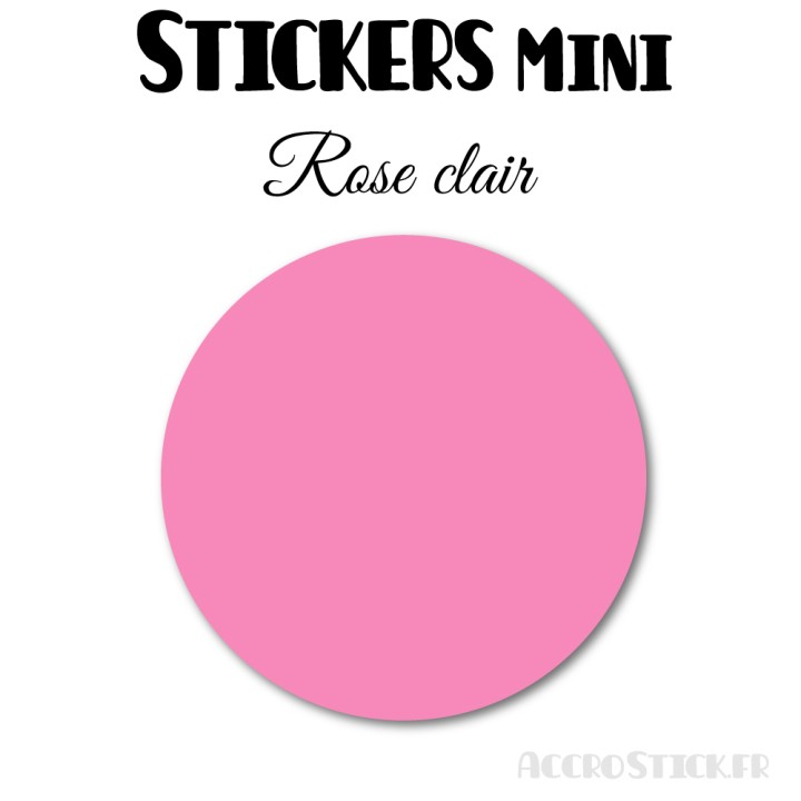 8 Ronds 7 cm - Stickers mini gommettes