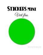 8 Ronds 7 cm - Stickers mini gommettes