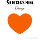 48 Coeurs 3 cm - Stickers mini gommettes