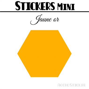 48 Hexagones 3.5 cm - Stickers mini gommettes