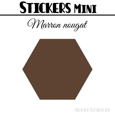 48 Hexagones 3.5 cm - Stickers mini gommettes