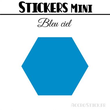 32 Hexagones 4 cm - Stickers mini gommettes