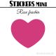48 Coeurs 3 cm - Stickers mini gommettes