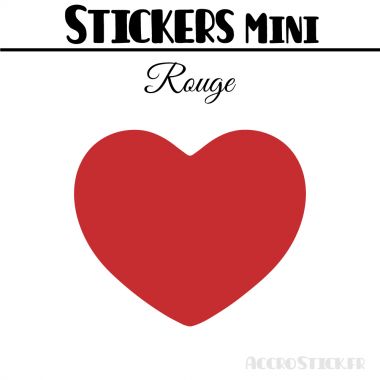48 Coeurs 3 cm - Stickers mini gommettes