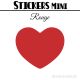 48 Coeurs 3 cm - Stickers mini gommettes