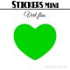 48 Coeurs 3 cm - Stickers mini gommettes
