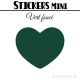 48 Coeurs 3 cm - Stickers mini gommettes