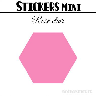 16 Hexagones 5 cm - Stickers mini gommettes