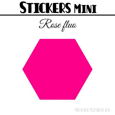 16 Hexagones 5 cm - Stickers mini gommettes
