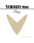 728 Flèches 0,8 cm - Stickers mini gommettes