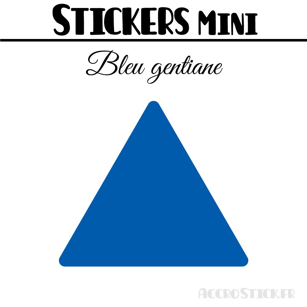 48 Triangles 3.5 cm - Stickers étiquettes gommettes