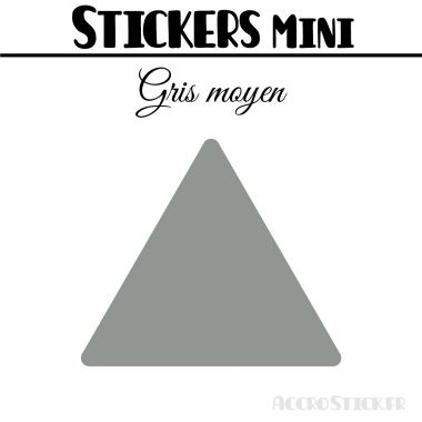 48 Triangles 3.5 cm - Stickers étiquettes gommettes