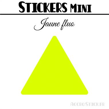 48 Triangles 3.5 cm - Stickers étiquettes gommettes