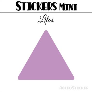 48 Triangles 3.5 cm - Stickers étiquettes gommettes