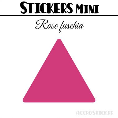 48 Triangles 3.5 cm - Stickers étiquettes gommettes