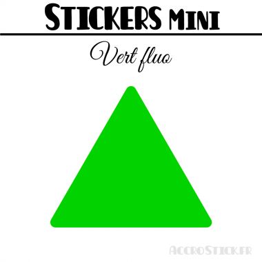 48 Triangles 3.5 cm - Stickers étiquettes gommettes
