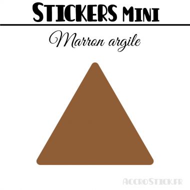 40 Triangles 4 cm - Stickers étiquettes gommettes