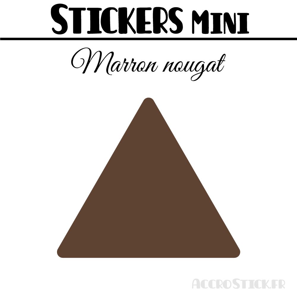 40 Triangles 4 cm - Stickers étiquettes gommettes