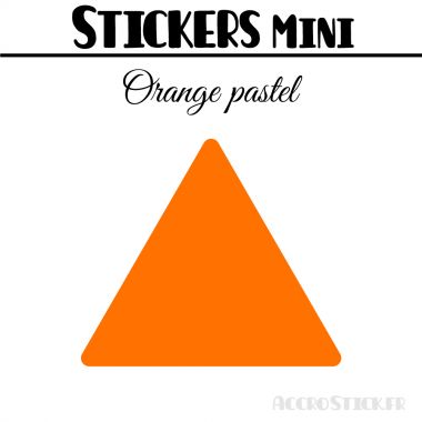 40 Triangles 4 cm - Stickers étiquettes gommettes