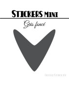 728 Flèches 0,8 cm - Stickers mini gommettes