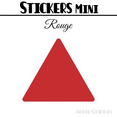 40 Triangles 4 cm - Stickers étiquettes gommettes