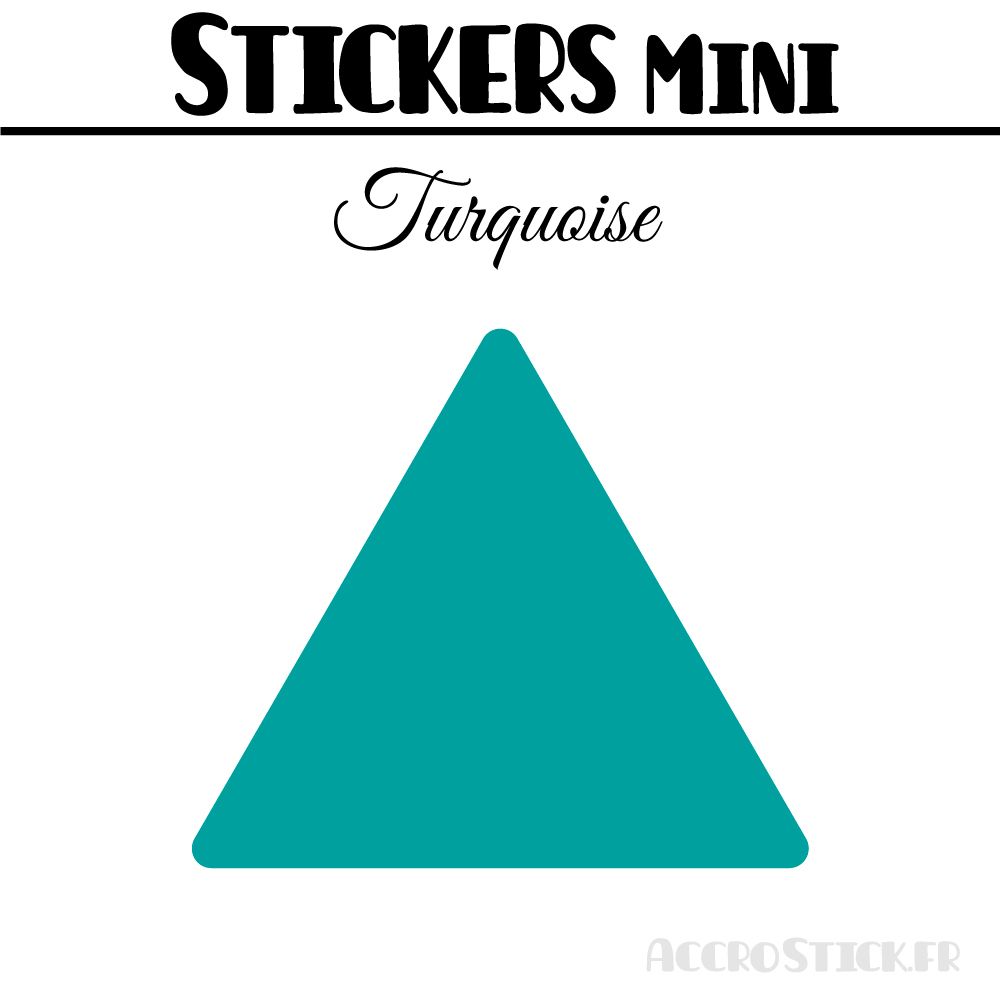40 Triangles 4 cm - Stickers étiquettes gommettes
