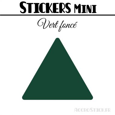 40 Triangles 4 cm - Stickers étiquettes gommettes