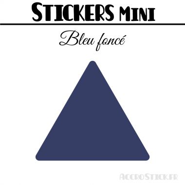 24 Triangles 5 cm - Stickers étiquettes gommettes