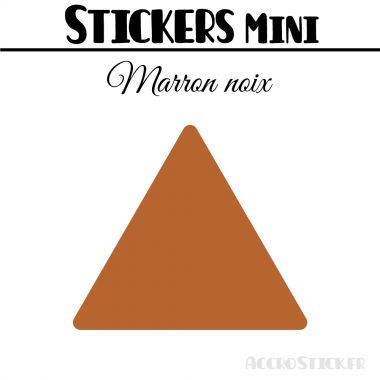 24 Triangles 5 cm - Stickers étiquettes gommettes