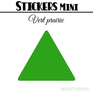 24 Triangles 5 cm - Stickers étiquettes gommettes