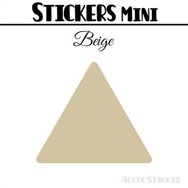 16 Triangles 6 cm - Stickers étiquettes gommettes