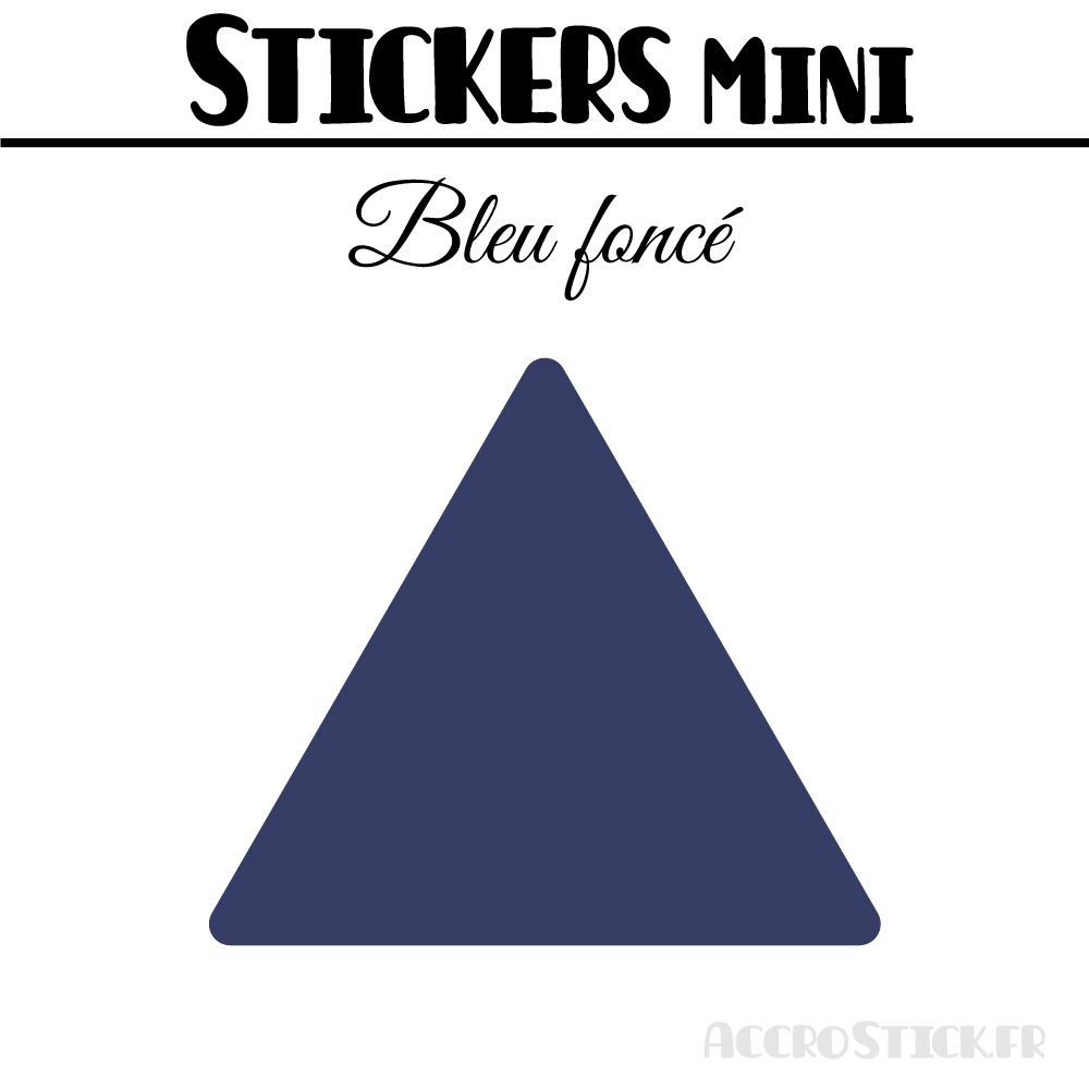 16 Triangles 6 cm - Stickers étiquettes gommettes
