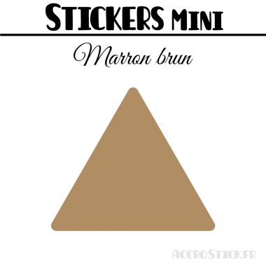 16 Triangles 6 cm - Stickers étiquettes gommettes