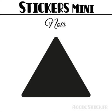 16 Triangles 6 cm - Stickers étiquettes gommettes