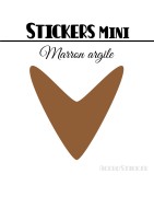 728 Flèches 0,8 cm - Stickers mini gommettes