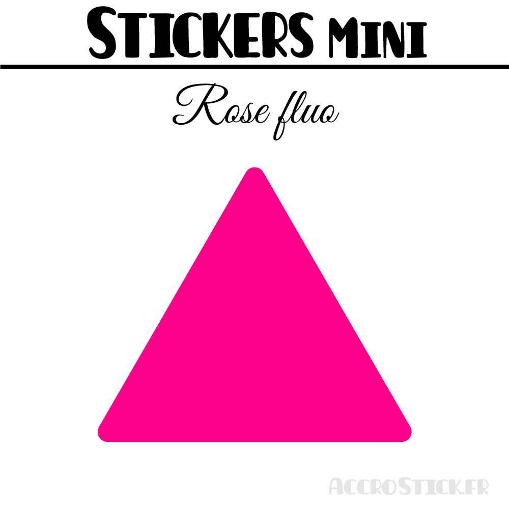 16 Triangles 6 cm - Stickers étiquettes gommettes