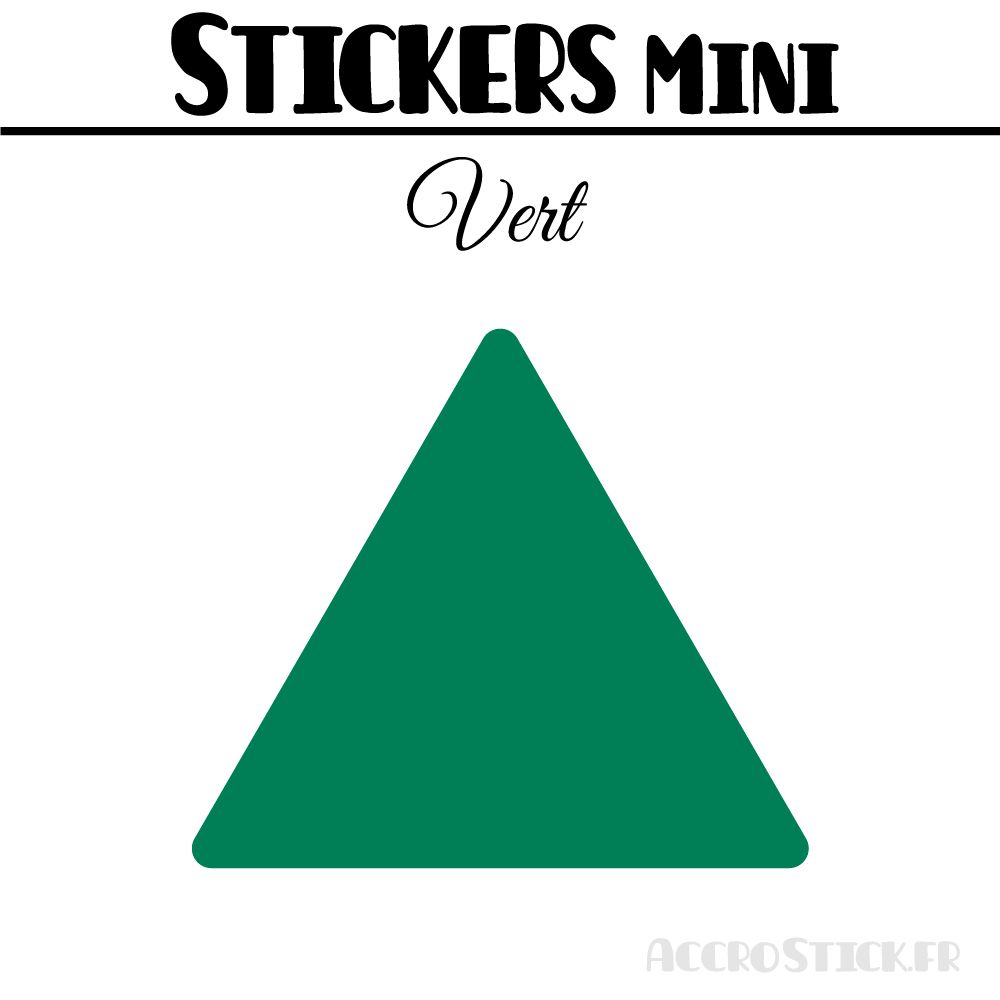 16 Triangles 6 cm - Stickers étiquettes gommettes