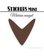 728 Flèches 0,8 cm - Stickers mini gommettes