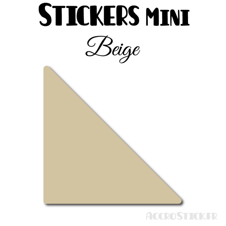 616 Triangles 0,8 cm - Stickers étiquettes gommettes