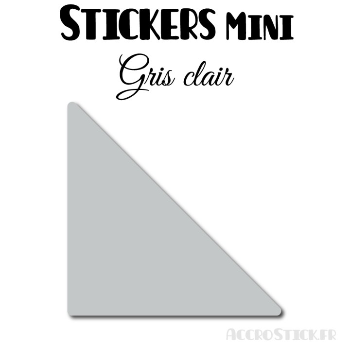 616 Triangles 0,8 cm - Stickers étiquettes gommettes