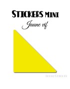 616 Triangles 0,8 cm - Stickers étiquettes gommettes