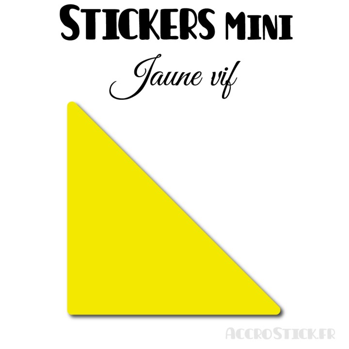 616 Triangles 0,8 cm - Stickers étiquettes gommettes