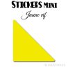 616 Triangles 0,8 cm - Stickers étiquettes gommettes