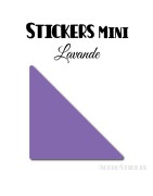 616 Triangles 0,8 cm - Stickers étiquettes gommettes