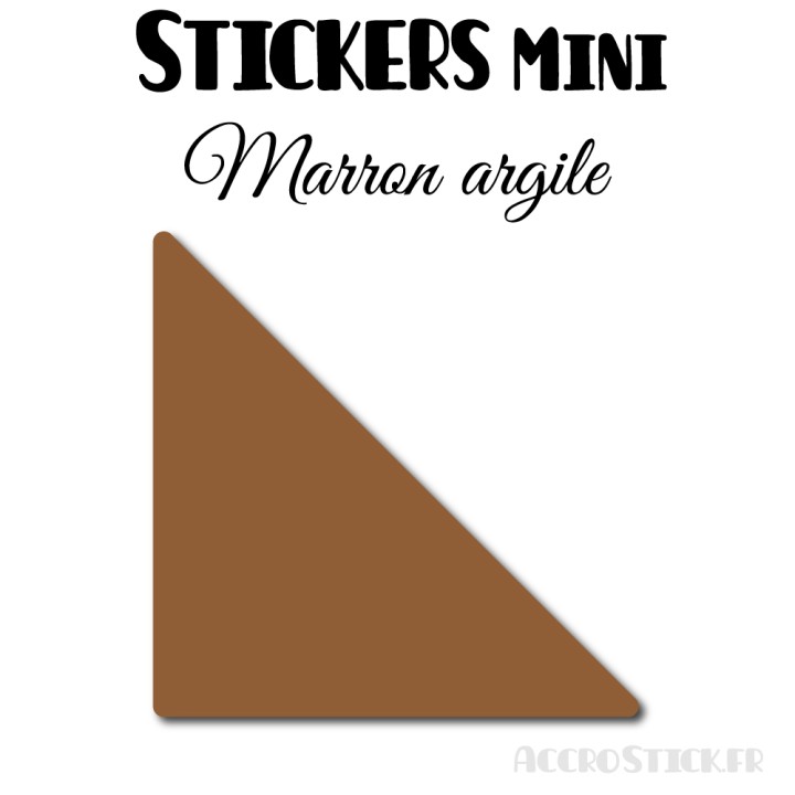 616 Triangles 0,8 cm - Stickers étiquettes gommettes