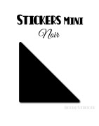 616 Triangles 0,8 cm - Stickers étiquettes gommettes
