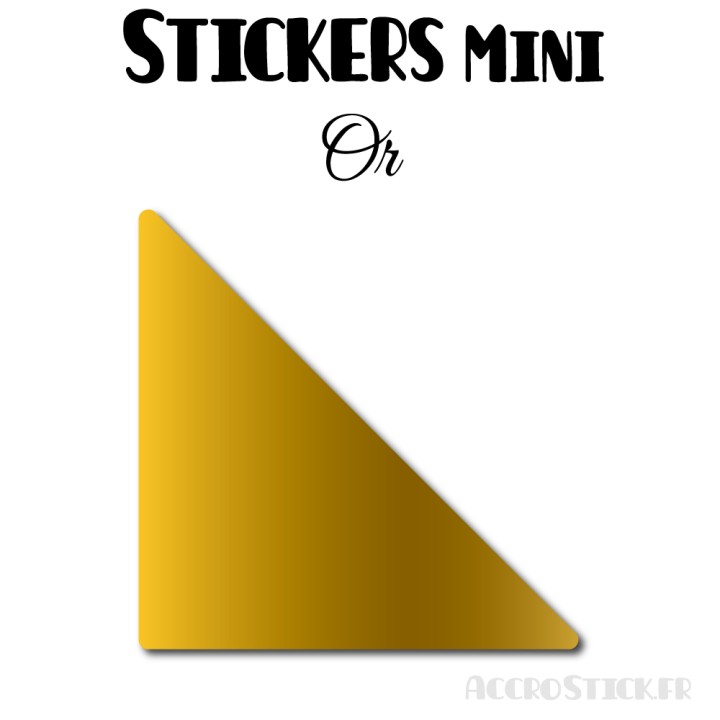 616 Triangles 0,8 cm - Stickers étiquettes gommettes