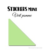 616 Triangles 0,8 cm - Stickers étiquettes gommettes