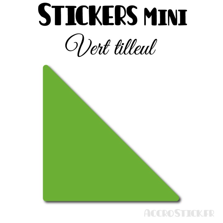 616 Triangles 0,8 cm - Stickers étiquettes gommettes